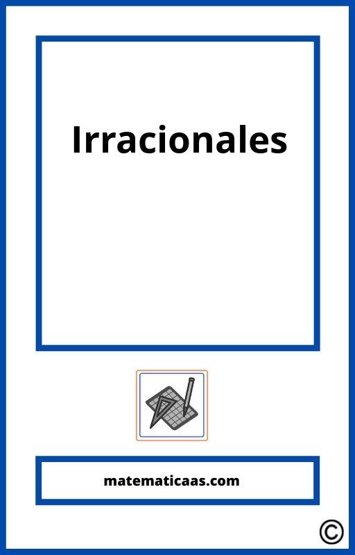 Ejercicios Con Irracionales