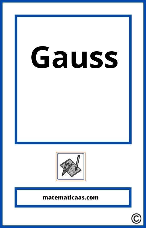 Gauss Ejercicios