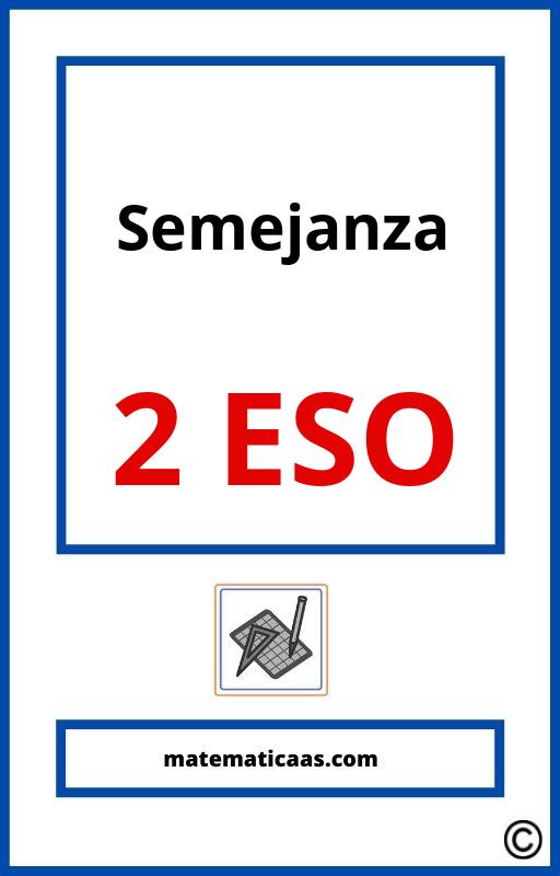 Problemas De Semejanza 2 Eso