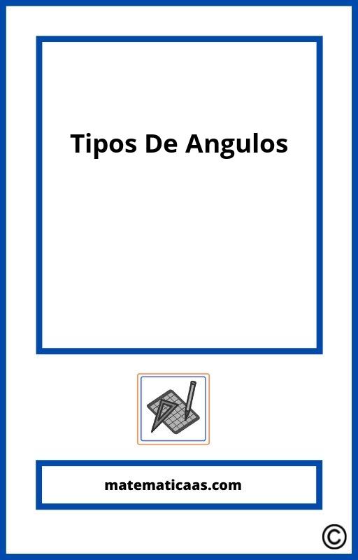 Tipos De Angulos Ejercicios